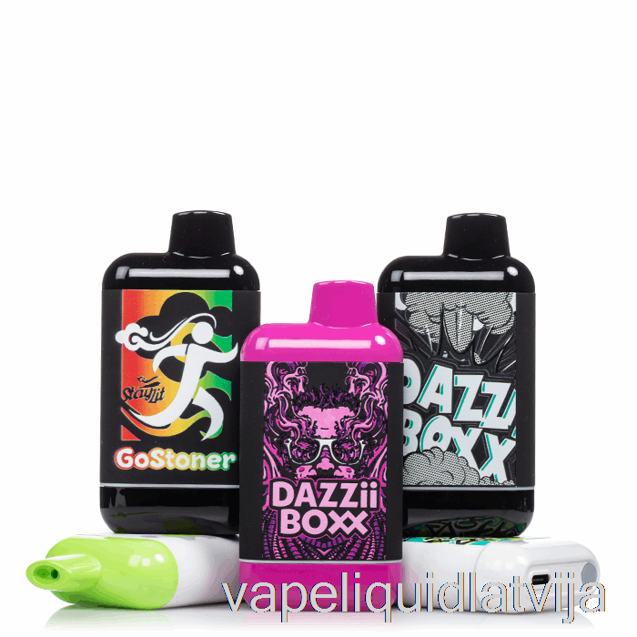 Dazzleaf Dazzii Boxx 510 Akumulators Btc Zelta / Melna (ādas) Vape šķidrums